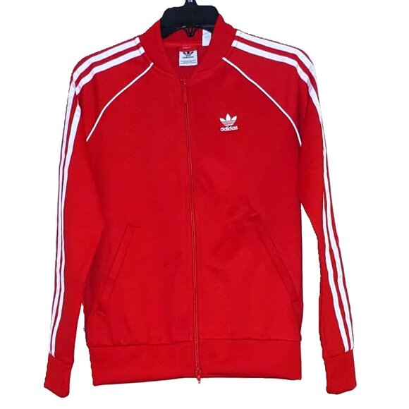 adidas Jackets & Blazers - Red womans Adidas active wear jacket